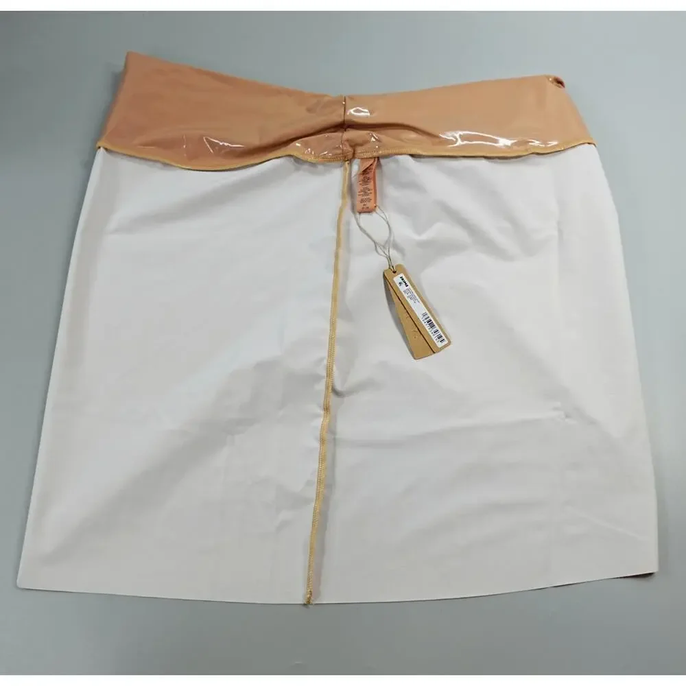 Skims Swim Mini Skirt Women 2X Ochre Textured Bikini Story Sarong Cover Up Beach